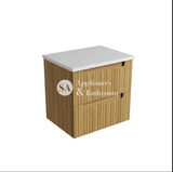 Aulic 900mm Lovina Tier Wall Hung Vanity CAWH55-900 Snow - Stone Top Vanity Units