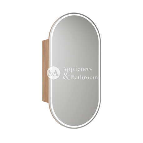 Aulic Beau Monde Oblong LED Mia Shaving Cabinet 450 x 900mm LSCBM-450-MIA Mirrors & Cabinets