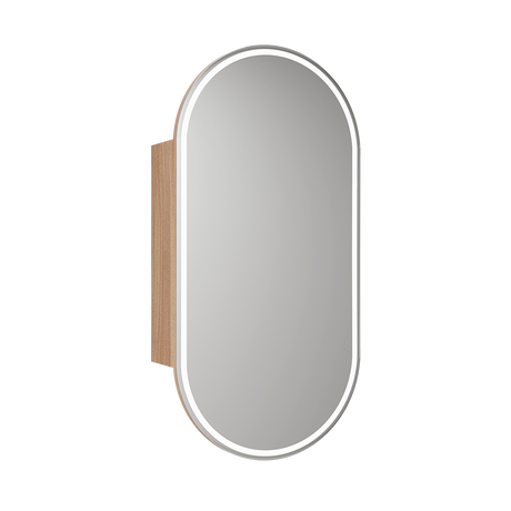 Aulic Beau Monde Oblong LED Mia Shaving Cabinet 450 x 900mm LSCBM-450-MIA Mirrors & Cabinets
