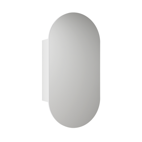 Aulic Beau Monde Oblong Matte White Shaving Cabinet 450 x 900mm SCBM-450-MW Matte White Mirrors & Cabinets