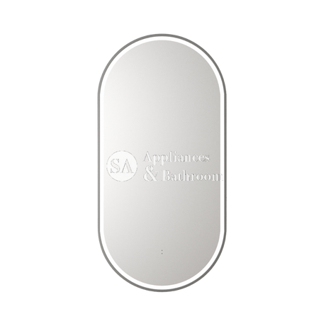 Aulic Beau Monde Oblong Pill LED Mirror Gunmetal 450 x 900mm LMBM-450-GM Gunmetal Mirrors