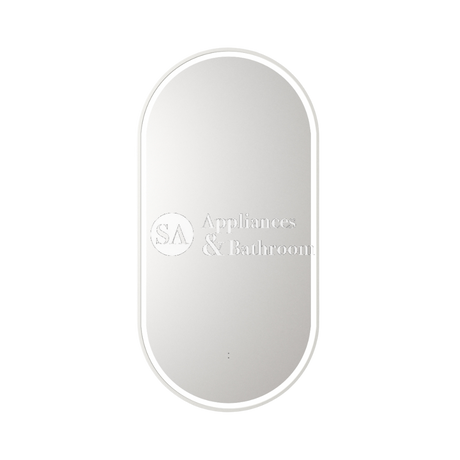 Aulic Beau Monde Oblong Pill LED Mirror Matte White 450 x 900mm LMBM-450-MW Matte White Mirrors
