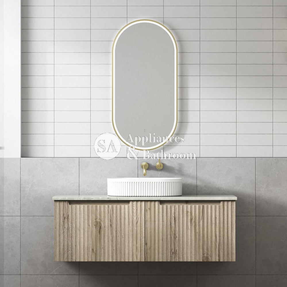 Aulic Calder 1200mm Fluted Wall Hung Vanity CAWH44-1200-ST86 Vanity Units