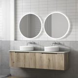 Aulic Calder 1500mm Fluted Wall Hung Vanity CAWH44-1500-ST86 Vanity Units