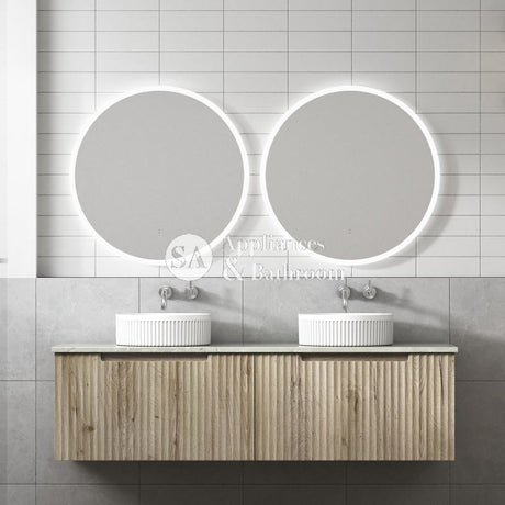Aulic Calder 1500mm Fluted Wall Hung Vanity CAWH44-1500-ST86 Vanity Units