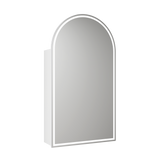Aulic Canterbury Arch LED Matte White Shaving Cabinet,500 x 900mm LSCCAN-500-MW Frameless Mirrors & Cabinets