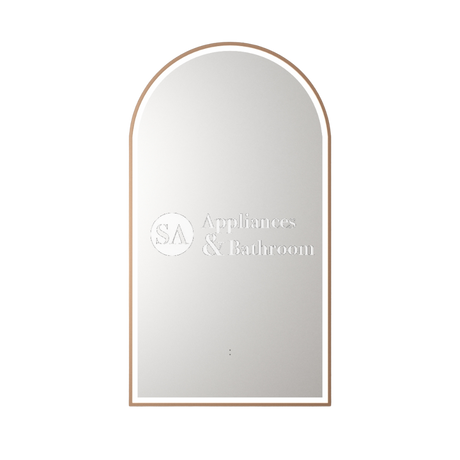 Aulic Canterbury Arch LED Mirror Brushed Bronze 500 x 900mm LMCAN-500-BZ Brushed Bronze Mirrors