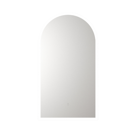 Aulic Canterbury Arch LED Mirror Frameless 500 x 900mm LMCAN-500 Frameless Mirrors
