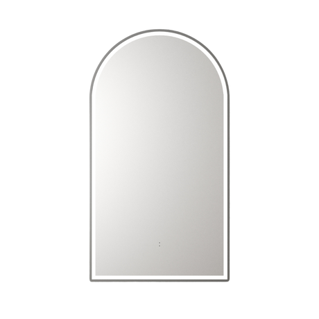 Aulic Canterbury Arch LED Mirror Gunmetal 500 x 900mm LMCAN-500-GM Gunmetal Mirrors