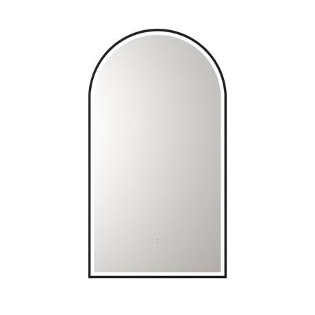 Aulic Canterbury Arch LED Mirror Matte Black 500 x 900mm LMCAN-500-MB Matte Black Mirrors