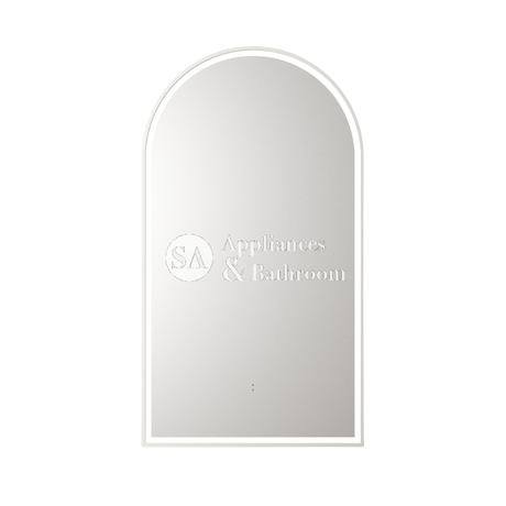 Aulic Canterbury Arch LED Mirror Matte White 500 x 900mm LMCAN-500-MW Matte White Mirrors