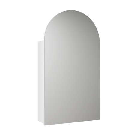 Aulic Canterbury Arch Matte White Shaving Cabinet 500 x 900mm SCCAN-500-MW Matte White Mirrors & Cabinets
