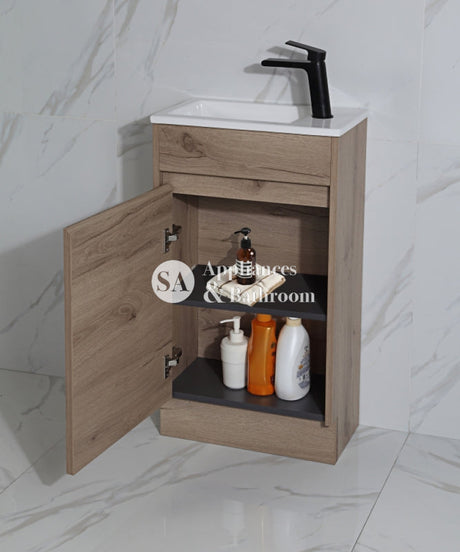Aulic Revit 450mm Floorstanding Vanity With Ceramic Top CA20-465-CT26 Vanity Units