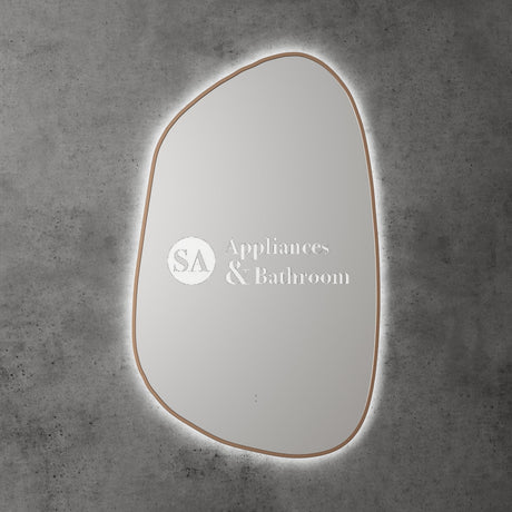 Aulic Tarcoola Asymmetric LED Mirror Brushed Bronze 550 x 900mm LMTAR-550-BZ Brushed Bronze Mirrors