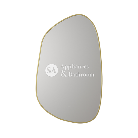 Aulic Tarcoola Asymmetric LED Mirror Brushed Gold 550 x 900mm LMTAR-550-BG Brushed Gold Mirrors