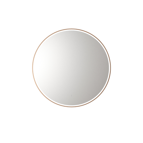 Aulic Windsor Round LED Mirror 700mm Brushed Bronze LMWIN-700-BZ Brushed Bronze Mirrors
