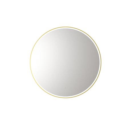 Aulic Windsor Round LED Mirror 700mm Brushed Gold LMWIN-700-BG Brushed Gold Mirrors