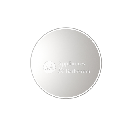Aulic Windsor Round LED Mirror 700mm Brushed Nickel LMWIN-700-BN Mirrors