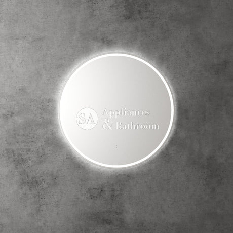 Aulic Windsor Round LED Mirror 700mm Brushed Nickel LMWIN-700-BN Mirrors