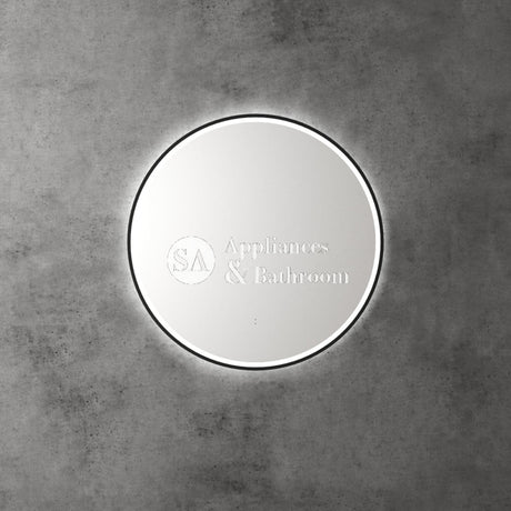 Aulic Windsor Round LED Mirror 700mm Matte Black LMWIN-700-MB Matte Black Mirrors