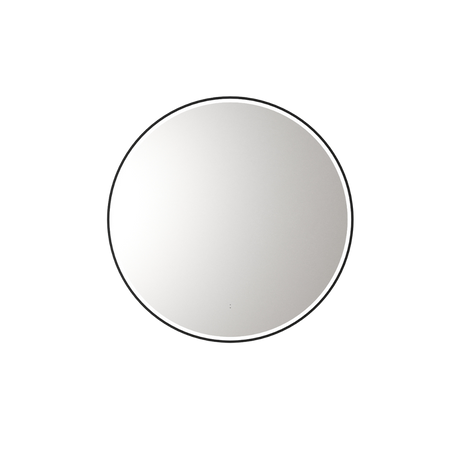 Aulic Windsor Round LED Mirror 700mm Matte Black LMWIN-700-MB Matte Black Mirrors