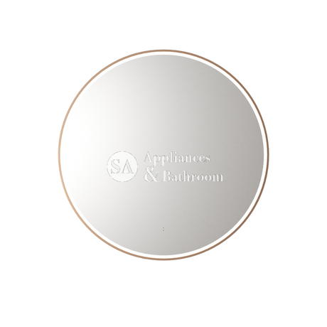 Aulic Windsor Round LED Mirror 900mm Brushed Bronze LMWIN-900-BZ Brushed Bronze Mirrors