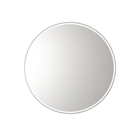 Aulic Windsor Round LED Mirror 900mm Brushed Nickel LMWIN-900-BN Brushed Nickel Mirrors