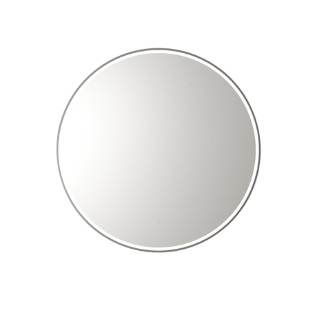 Aulic Windsor Round LED Mirror 900mm Gunmetal LMWIN-900-GM Gunmetal Mirrors