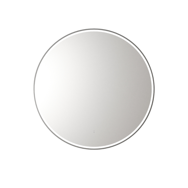 Aulic Windsor Round LED Mirror 900mm Gunmetal LMWIN-900-GM Gunmetal Mirrors