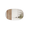 Aulic LMVAL-1100-BN Valmont Horizontal 1100mm LED Mirror, Brushed Nickel