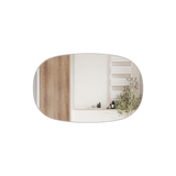 Aulic LMVAL-1100-BN Valmont Horizontal 1100mm LED Mirror, Brushed Nickel