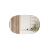 Aulic LMVAL-1100-BZ Valmont Horizontal 1100mm LED Mirror, Brushed Bronze