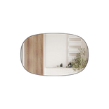 Aulic LMVAL-1100-GM Valmont Horizontal 1100mm LED Mirror, Gunmetal