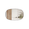 Aulic LMVAL-1100-MB Valmont Horizontal 1100mm LED Mirror, Matte Black