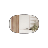 Aulic LMVAL-1100-MB Valmont Horizontal 1100mm LED Mirror, Matte Black