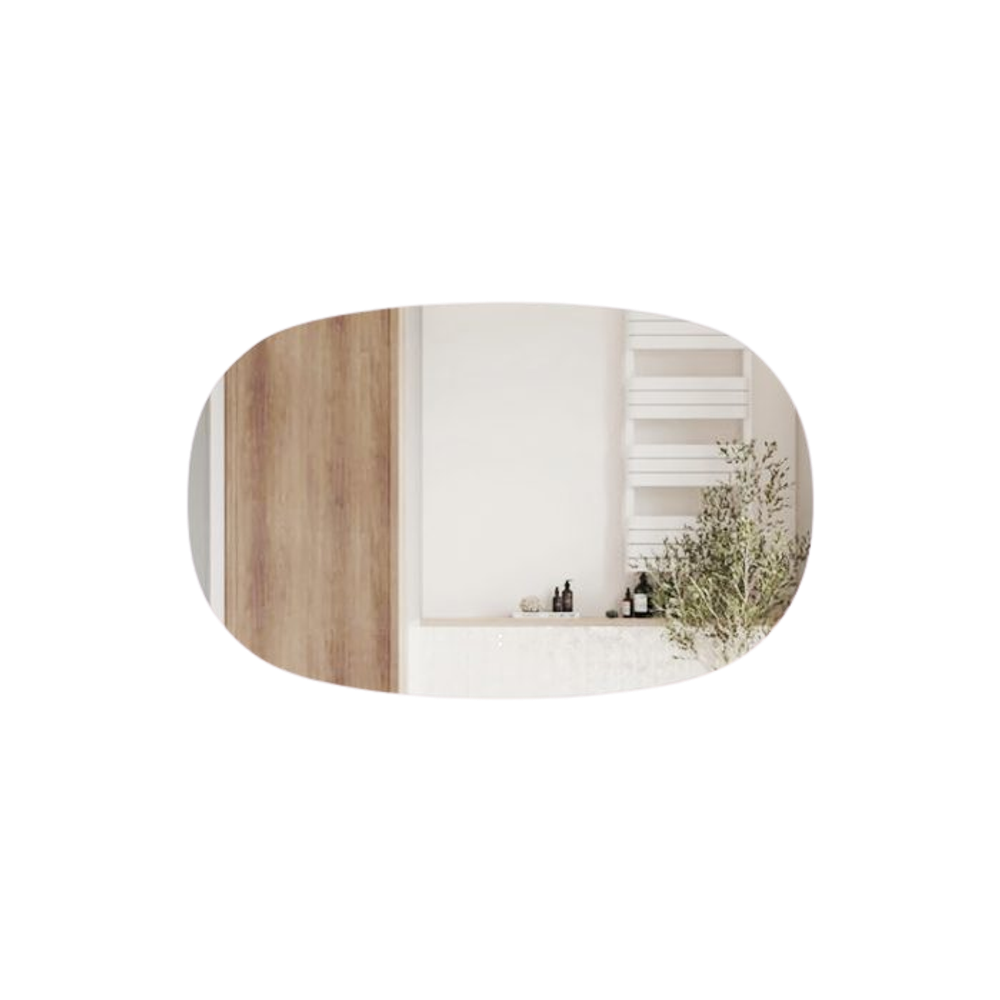 Aulic LMVAL-1100 Valmont Horizontal 1100mm LED Mirror, Frameless