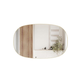 Aulic LMVAL-1400-BG Valmont Horizontal 1400mm LED Mirror, Brushed Gold