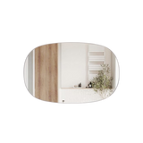 Aulic LMVAL-1400-BN Valmont Horizontal 1400mm LED Mirror, Brushed Nickel