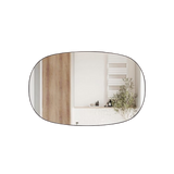 Aulic LMVAL-1400-MB Valmont Horizontal 1400mm LED Mirror, Matte Black