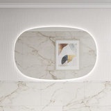 Aulic LMVAL-1400-BN Valmont Horizontal 1400mm LED Mirror, Brushed Nickel