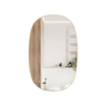 Aulic LMVAL-580-BG Valmont Vertical 580mm LED Mirror, Brushed Gold