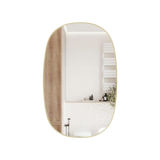 Aulic LMVAL-580-BG Valmont Vertical 580mm LED Mirror, Brushed Gold