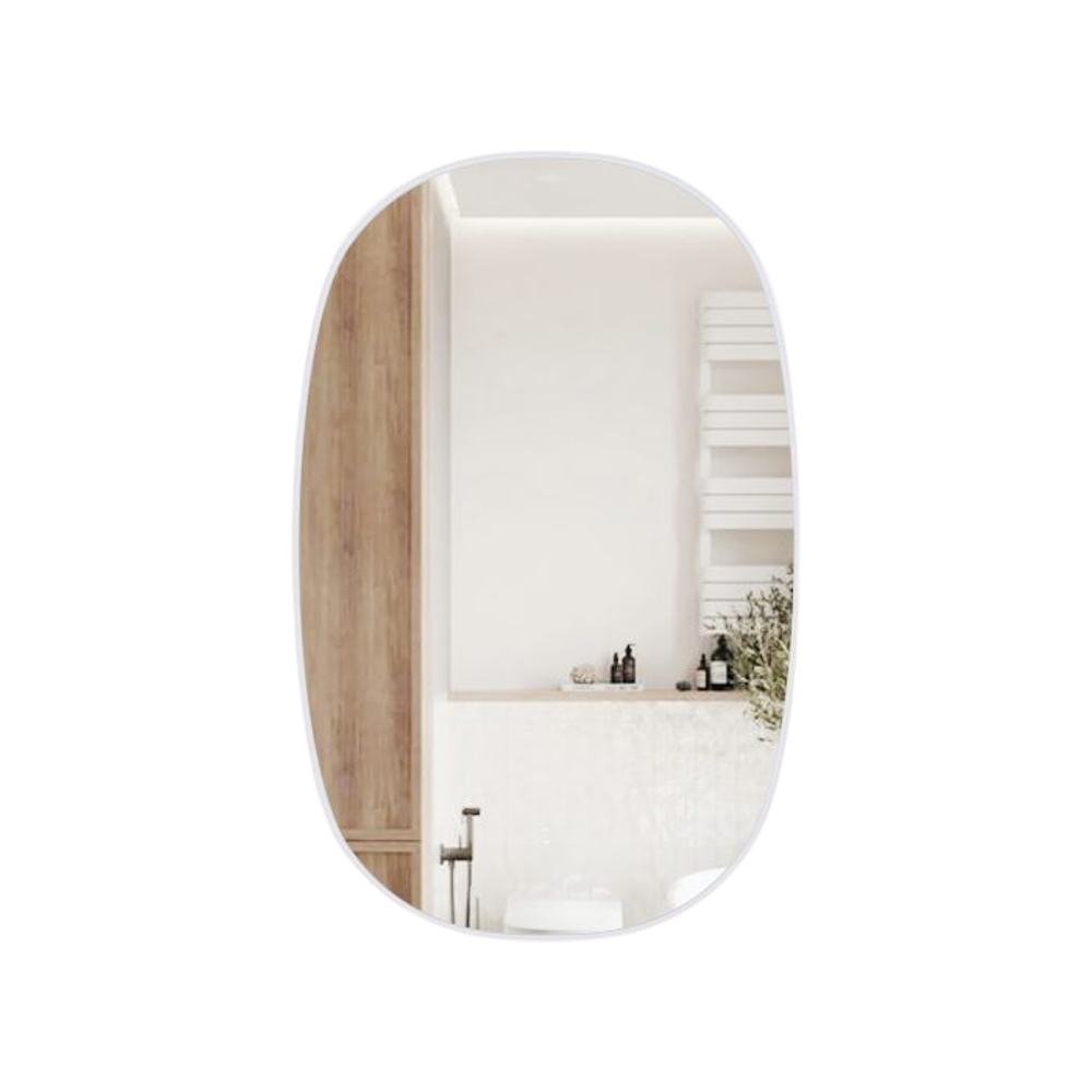 Aulic LMVAL-580-MW Valmont Vertical 580mm LED Mirror, Matte White