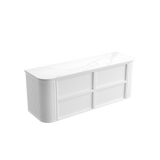 Aulic 1500mm RM1500WMWF Ramee Fluted Wall Hung Vanity, Matte White