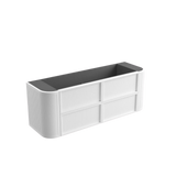 Aulic 1500mm RM1500WMWF Ramee Fluted Wall Hung Vanity, Matte White