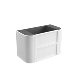 Aulic 900mm Ramee RM900WMWF Fluted Wall Hung Vanity, Matte White