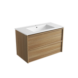 Aulic 900mm VE900WHA Venetta Framed Wall Hung Vanity Harvest Oak