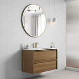 Aulic 900mm VE900WHA Venetta Framed Wall Hung Vanity Harvest Oak