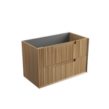 Aulic 900mm VO900WHA Voulari Framed Wall Hung Vanity, Harvest Oak