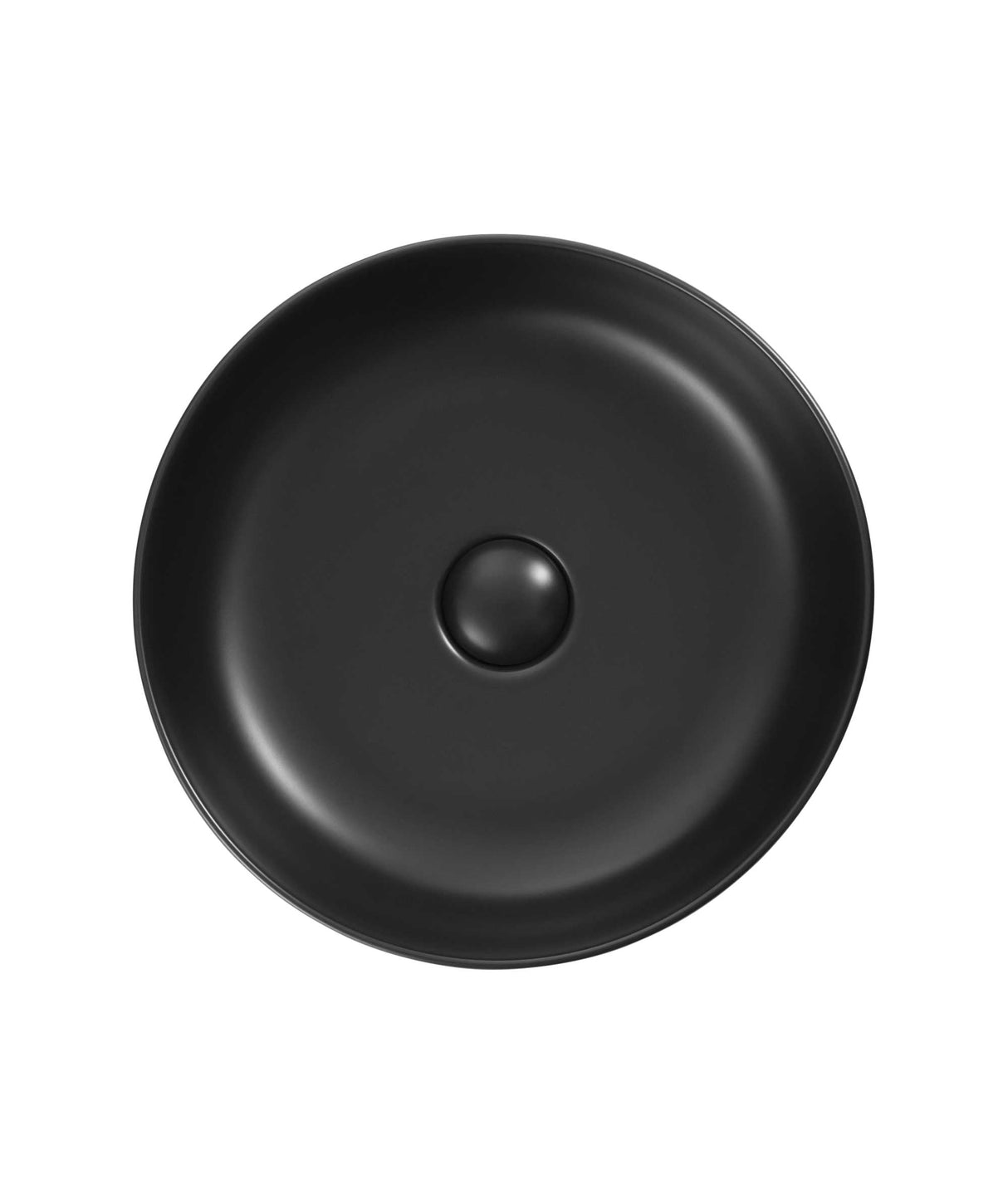 Seima 192074 Aurora 380 Above Counter Ceramic Basin, Black Silk Matte